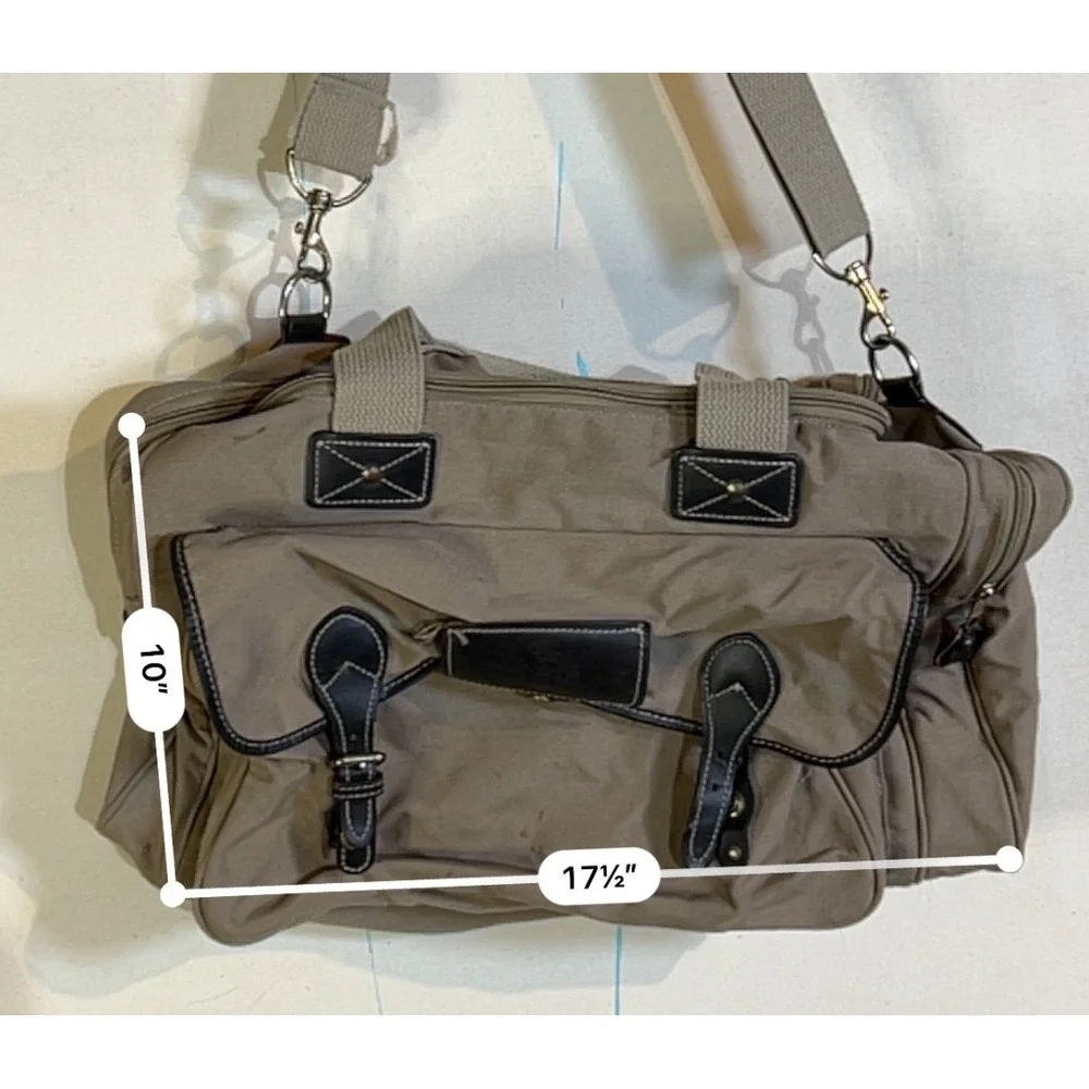 Ford Messenger Bag Canvas Leather Trim Approx 2005 Promotional Item‎ USA Made